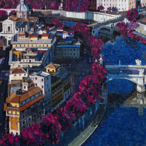 Bild des Künstlers Oliver Weiller mit dem Titel Rom Lungotevere dei Fiorentini