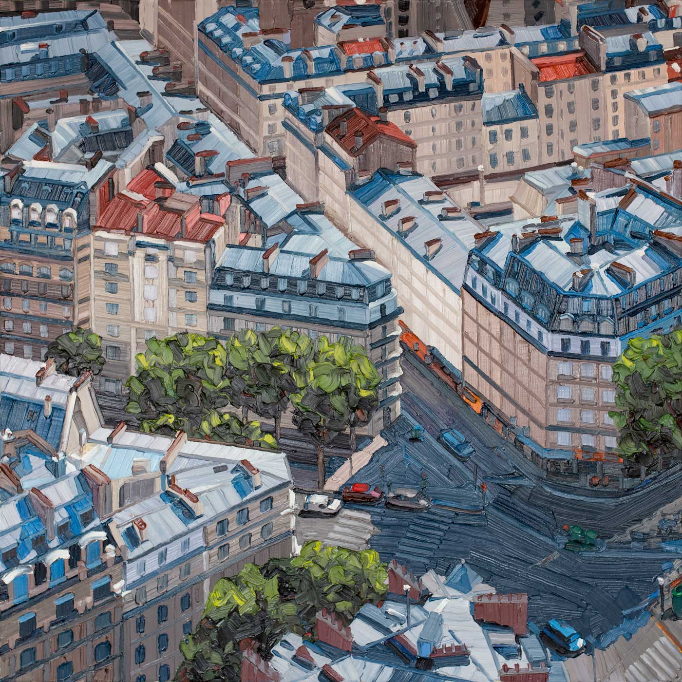 Öl-Gemälde Paris #07