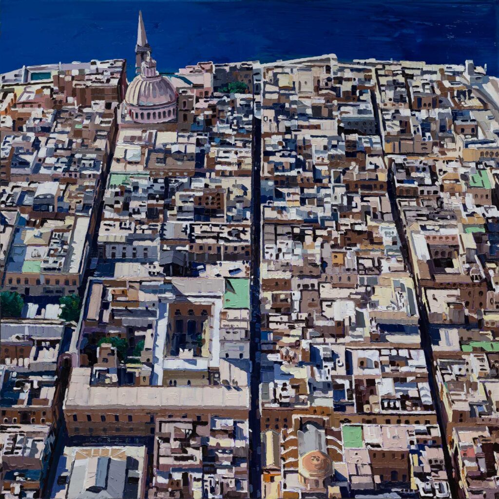 Oil painting "Valletta #01" by Oliver Weiller