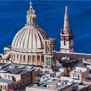 Oilpainting Valletta #02 Detail